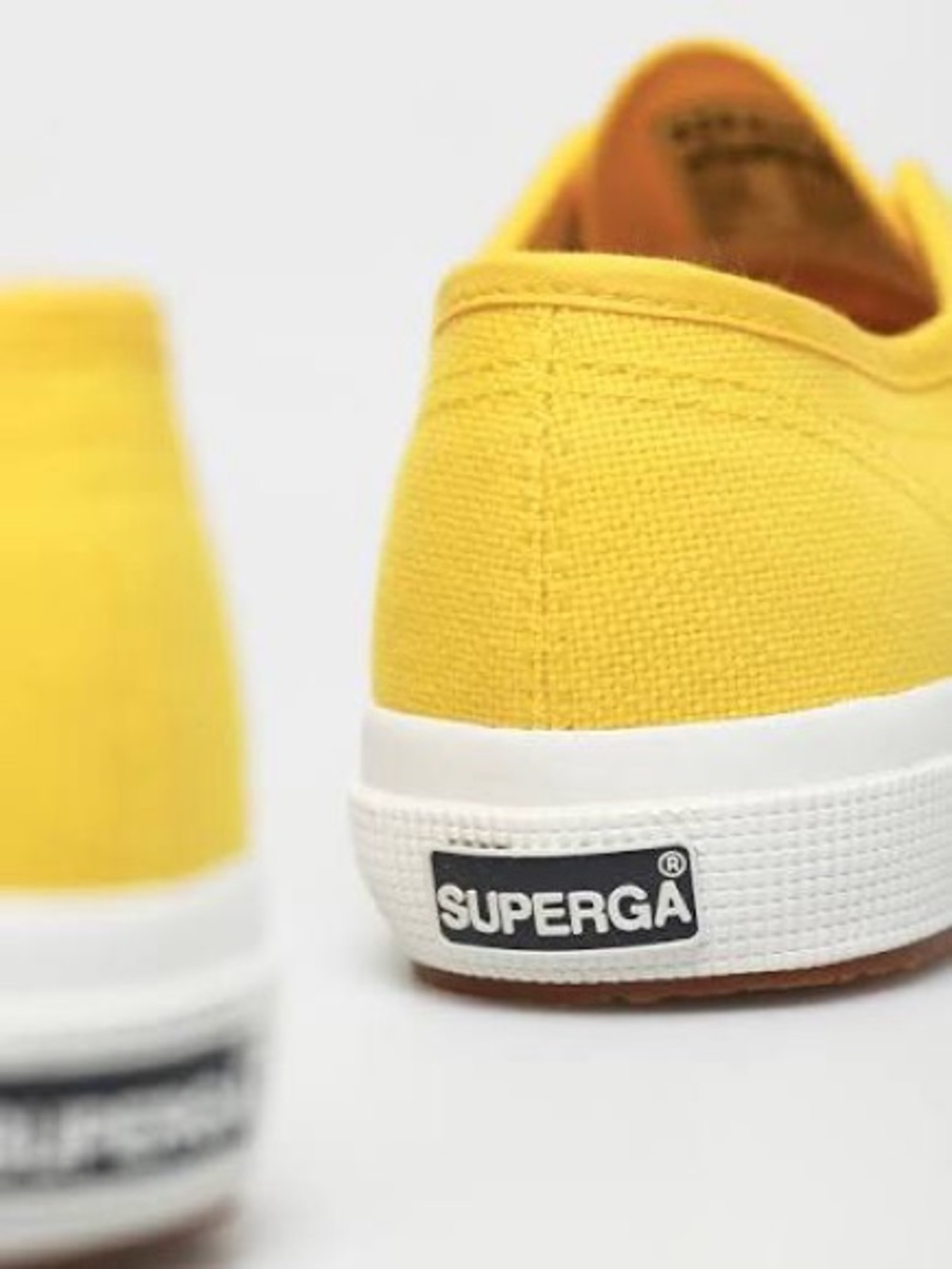 Superga Yellow Canvas Low-Top Sneakers - Women's Casual Shoes - Picture 4 of 11
